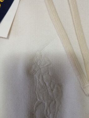 Nwt Polo By Ralph Lauren Cream Fleece Xxl Hoodie With Big Pony Embroidered Front